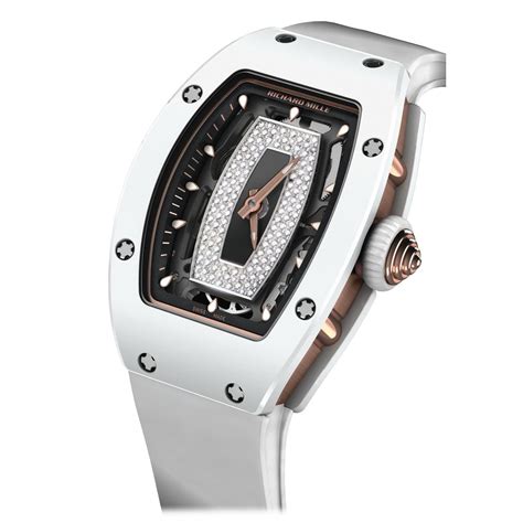 richard mille rm 07-01 ladies|Richard Mille watch with diamonds.